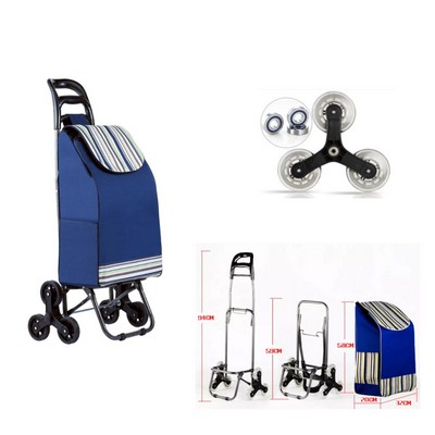 Cooler Trolley Dolly/Insulated Rolling Shopping Bag