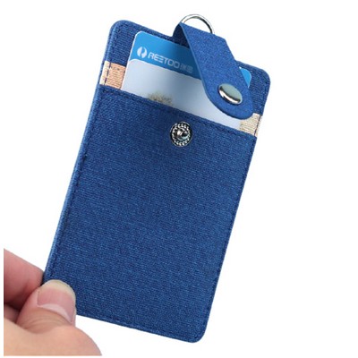 Pu Leather Id Badge Holder