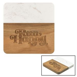 Acacia & Slate Square Coaster