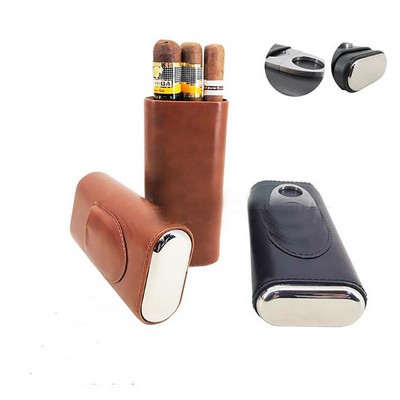 Cigar Case with Cutter