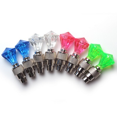 Diamond Style Bike Air Valve Light