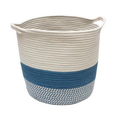 Large Cotton Rope Storage Basket Organizer