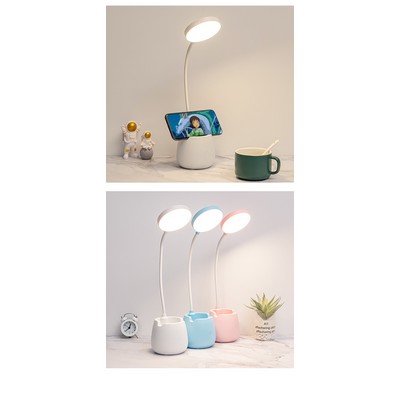 3 Level Brightness Adjustable USB LED desk Lamp