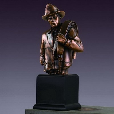 Fireman Bust Trophy (5.5"x11.5")