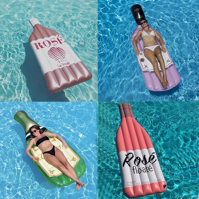 Custom PVC Bottle Shape Inflatable Pool Float