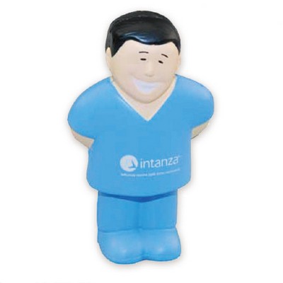 Male Nurse Shaped Stress Ball