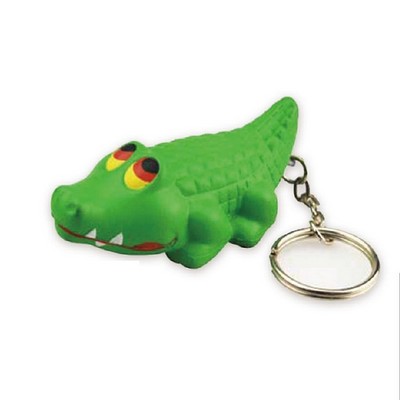 Cartoon Alligator Stress Reliever Key Chain