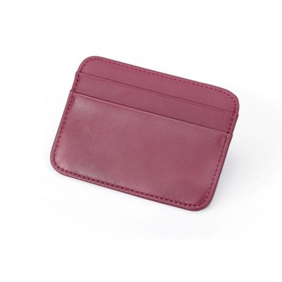 Anti Theft RFID Leather Card Wallet