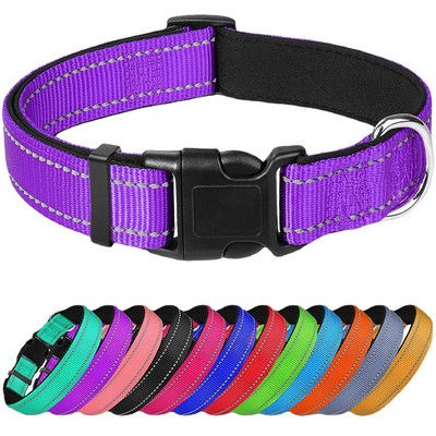 Pets: Reflective Dog Collar and Leash Set