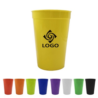 16oz Reusable Unbreakable Plastic Stadium Cup