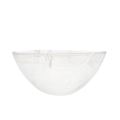 Contrast Bowl White/White Large