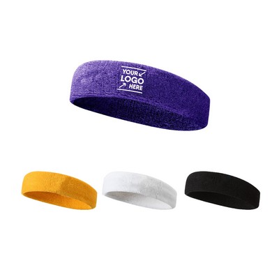 Sports Sweatband w/Direct Embroidery