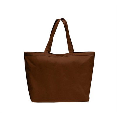 Canvas Big Tote with Velcro Closure