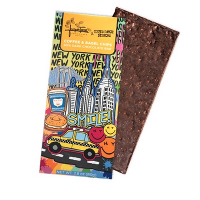 Jacques Torres X Corey Paige Coffee & Bagel Chips Chocolate Bar