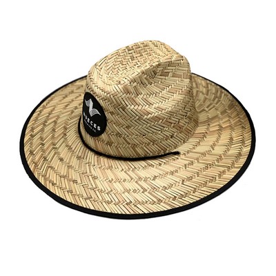 Classic Straw Lifeguard Hat