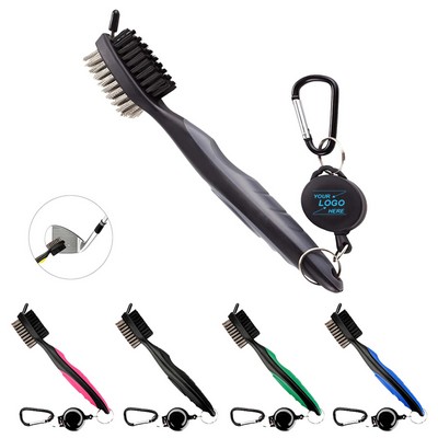 2-in-1 Retractable Golf Club Brush