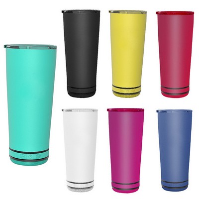 17 Oz. Double Wall Sublimation Wireless Speaker Tumbler