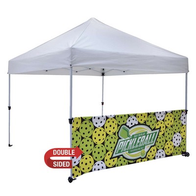 10' Omni Tent Half Wall Kit (Dye Sublimated, Double-Sided)