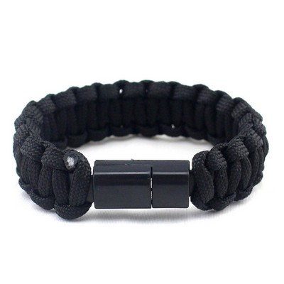 Wearable Charger Cable - Stylish Woven Bracelet with Function