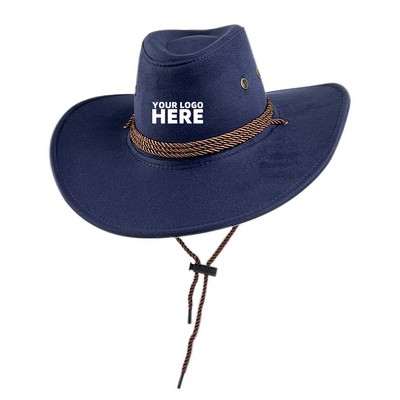 Suede Western Cowboy Hat