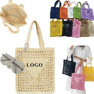 Mesh Hollow Woven Beach Bag