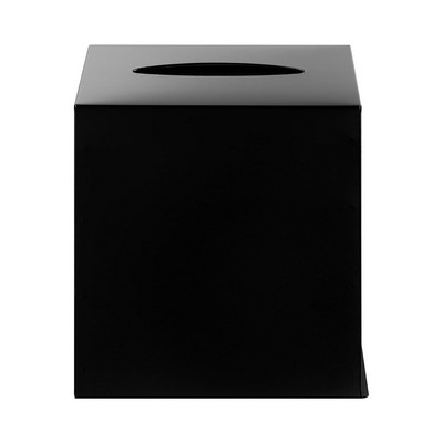 blomus Nexio Black Stainless Steel Boutique Tissue Box Cover