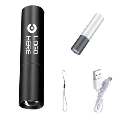 Mini Zoom Three Mode Led Flashlight