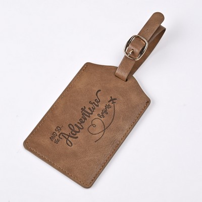 Pu Leather Luggage Bag Tags