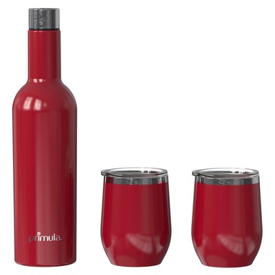 Primula 3 Piece Cherry Red Wine Set