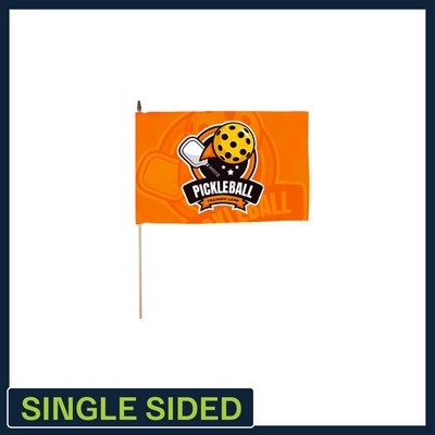 12" x 18" Hand Flag - Single Sided