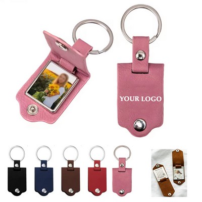 Personalized Leather Keychain