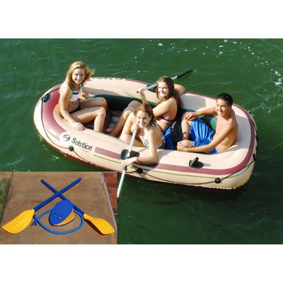 Solstice Voyager 4 Person Boat w/Oars