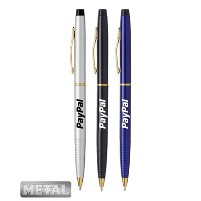 Union Printed - Slim Metal Executive Pens