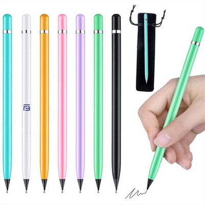 Metal Rod Inkless Immortal Pencil With Eraser