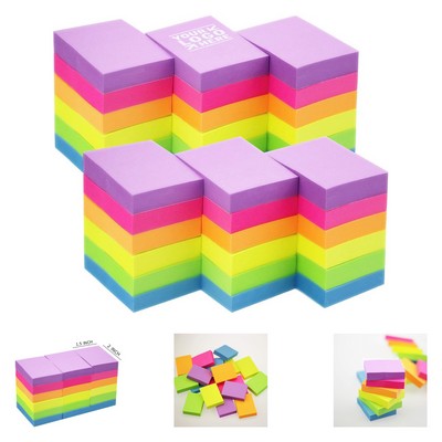 100 Sheets 1.5 x 2 Inch Sticky Notes Pad