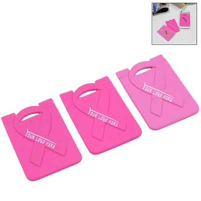 Pink Ribbon Smartphone Purse