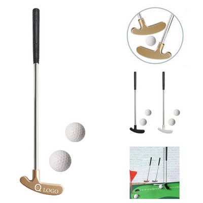 Desktop Golf Mini Putter Kit