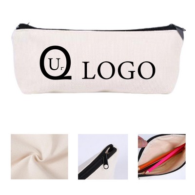 Canvas Pencil Case Stationery Pouch