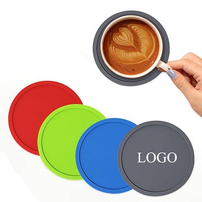 Round Silicone Coasters