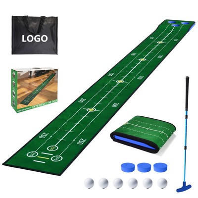 Portable Golf Putter Set Kit W/carpet