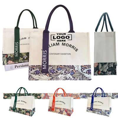 Reusable Cotton Canvas Shopping Tote Bag