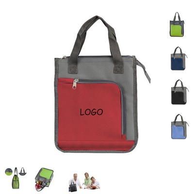 Oxford Cloth Tote Lunch Bag