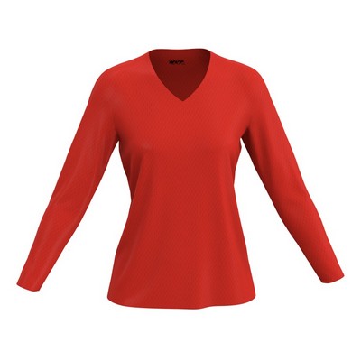 Women's Long Sleeve V-Neck shirt