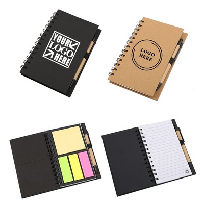 Sticky Note Spiral Notebook