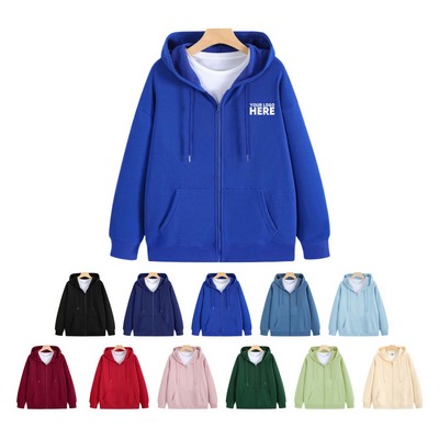 Unisex Zip Up Hoodie