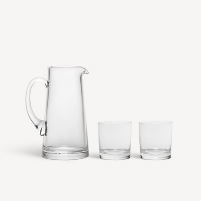 Kosta Boda Limelight 3Pcs Gift Set Pitcher & 2 Dof Clear