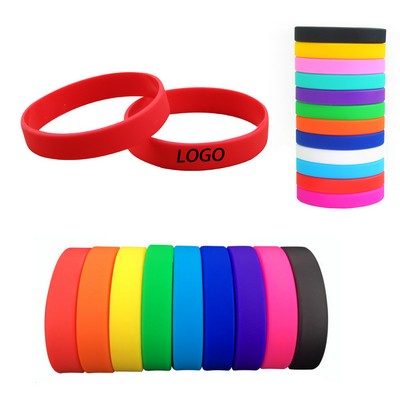 Colored Silicone Sports Wristbands