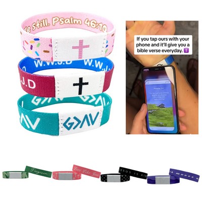 Custom Waterproof Daily Bible Verse Bracelet