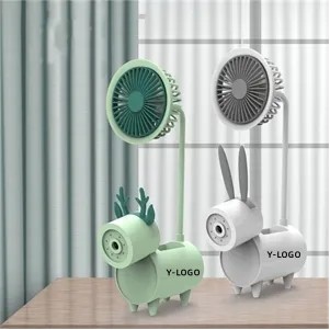 Desktop Fan With Pen Holder And Pencil Sharpener