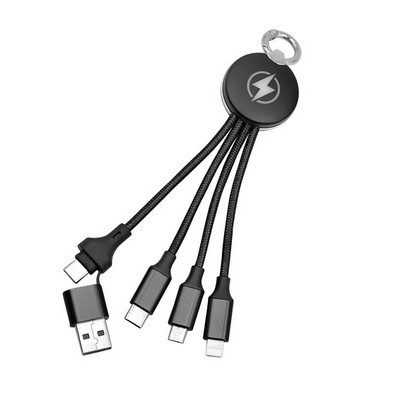 Charging Cable 5in1 With Custom LED Luminous Lighting Logo